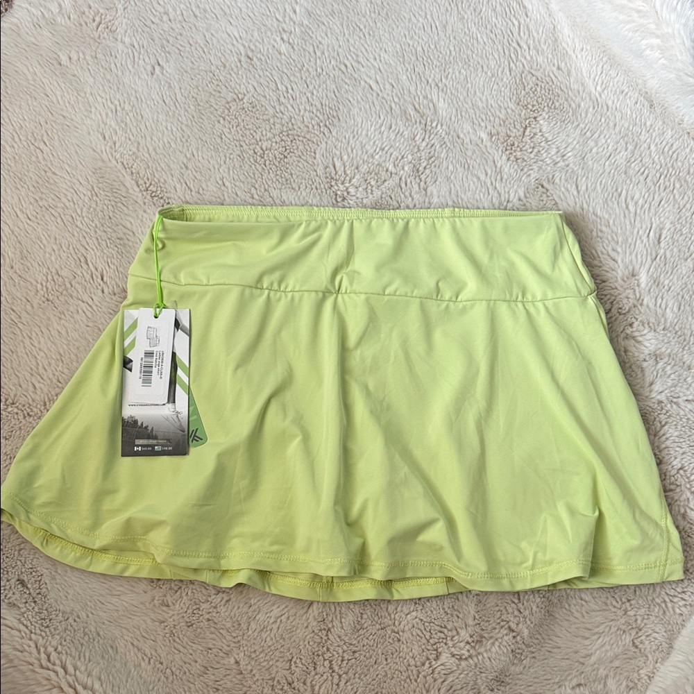 Kyodan Lime Green Mini Skirt NWT